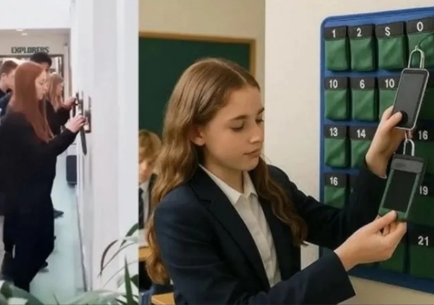 Al menos dos escuelas en Edimburgo, Escocia, han implementado una política que prohíbe el uso de celulares durante toda la jornada escolar.