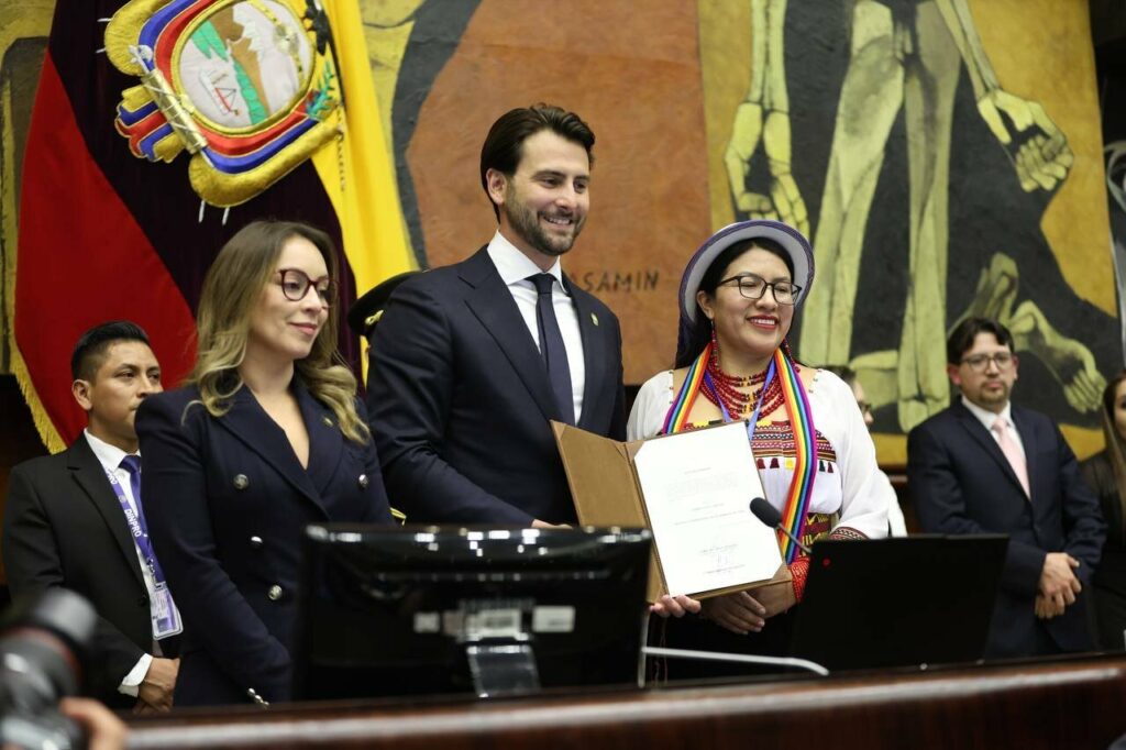 Asamblea Nacional designa a Carmen Tiupul como segunda vicepresidenta con 78 votos