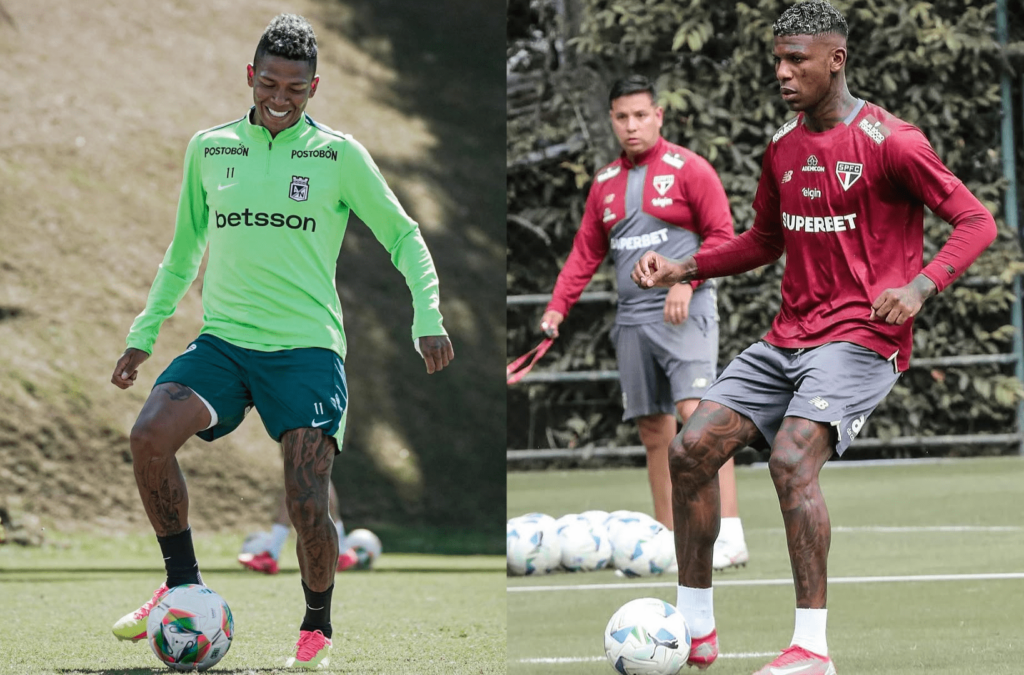 Atlético Nacional de Arce y Sao Paulo de Arboleda disputan duelos clave ante Bahía y Libertad