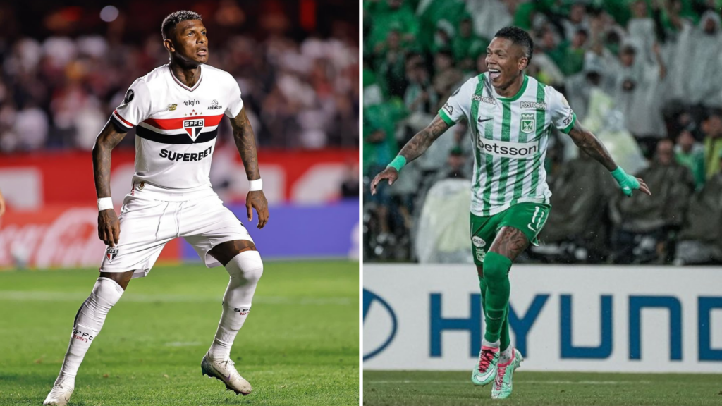 Sao Paulo de Arboleda y Atlético Nacional de Arce entre los ocho clasificados a octavos de final