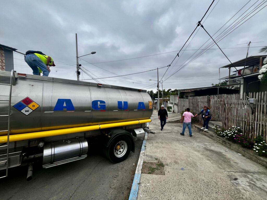 Manta mantiene plan emergente de abastecimiento de agua