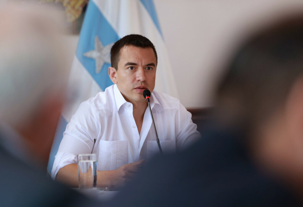 Daniel Noboa traslada la Comandancia de la Policía a Guayaquil para combatir el crimen organizado