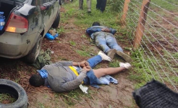 Los detenidos durante una persecución y enfrentamiento policial quedaron a órdenes de las autoridades judiciales.