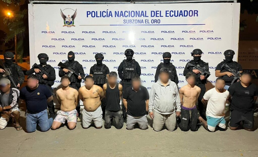 Los detenidos quedaron a disposición de las autoridades judiciales.