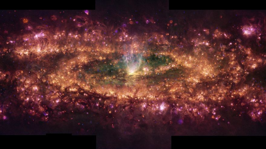 Así se ve una galaxia en miles de colores: la sorprendente imagen del ESO