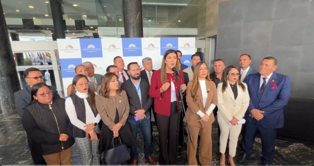 Bancada ADN buscará que Santiago Díaz, asambleísta investigado por presunta violación, no salga del país. FOTO: Captura de pantalla.