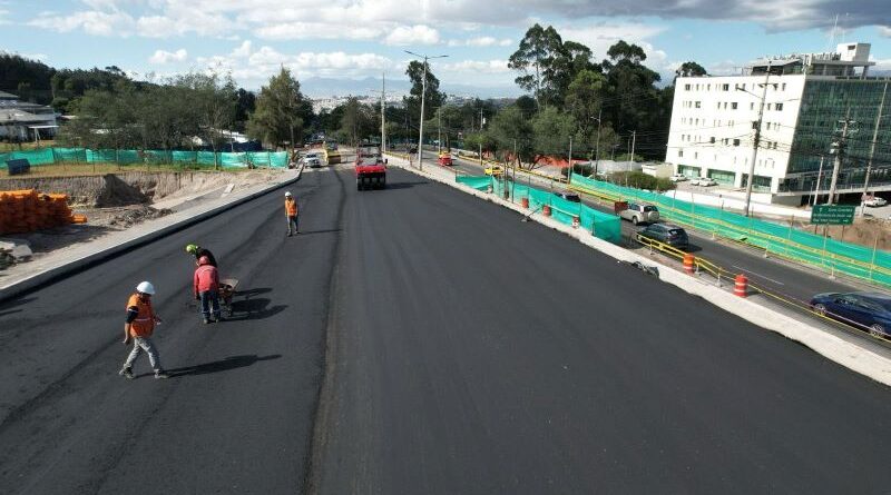 Avanza la segunda fase del intercambiador Mariana de Jesús en Quito