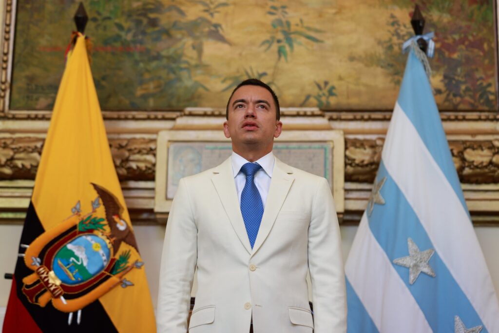 Daniel Noboa enviará a la Asamblea la Ley de Fundaciones para regular estos organismos y combatir lavado de dinero