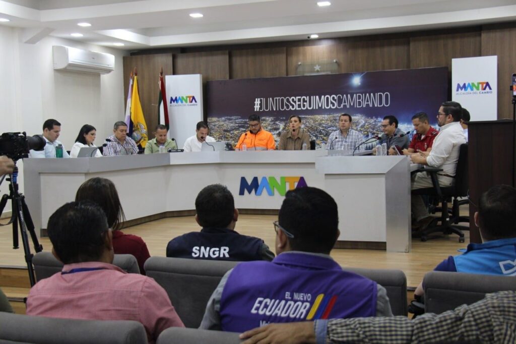 La captación de agua cruda en Casa Lagarto fue declarada en emergencia en Manta, por daños causados por la erosión del río Portoviejo