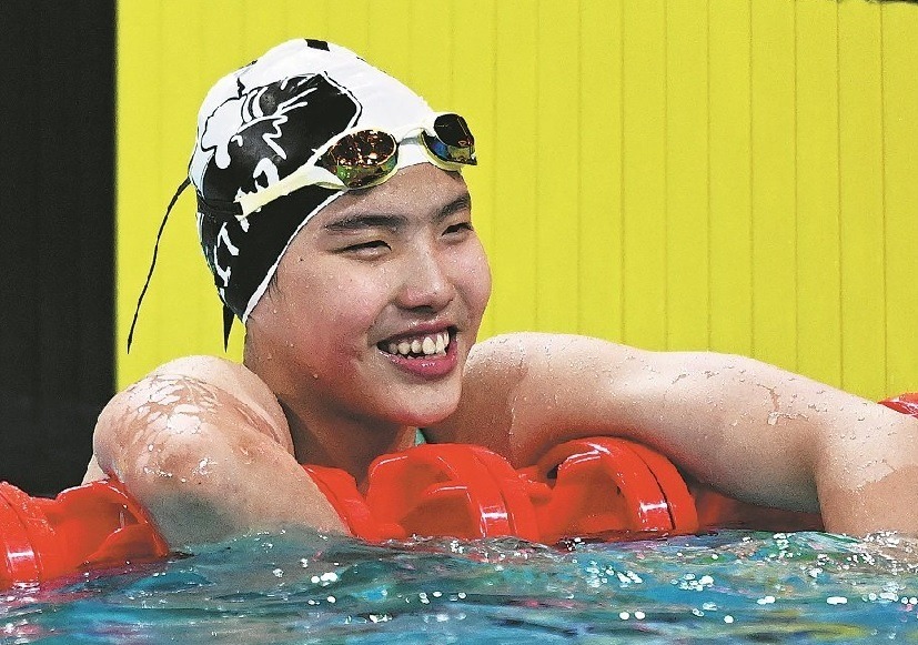 Zidi Yu, una nadadora china de tan solo 12 años, se convirtió en medallista de bronce en el Mundial de Natación.