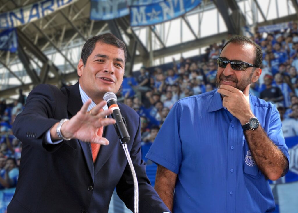 "Hizo algunos goles, sí, atajó otros penales también", Nassib Neme ironiza sobre el papel que cumplió Rafael Correa en Emelec