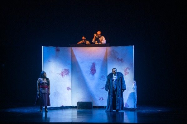 La Trinchera acaba de estrenar la obra "Antígona es una Franja" (fotografía Leiberg Santos).