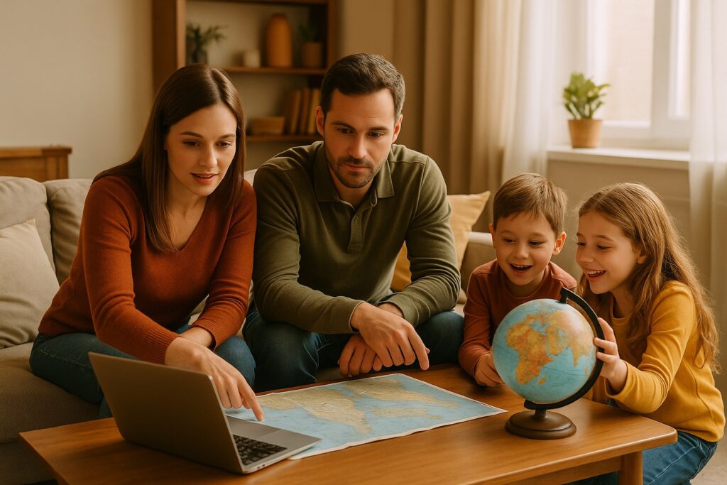 Ajustar el destino y la duración del viaje a la capacidad económica disponible es clave para evitar deudas. FOTO: Inteligencia Artificial (ChatGPT).