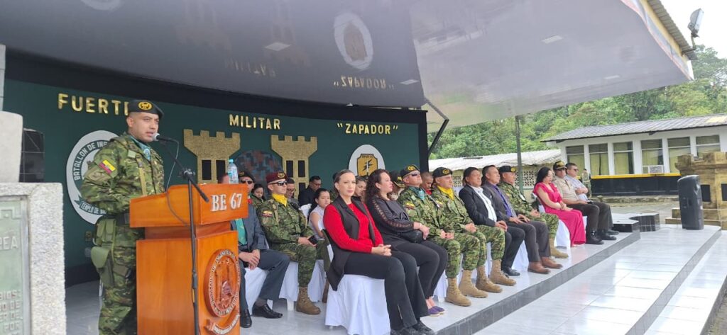 Cambio de mando en el Batallón N.° 67 Montúfar en Santo Domingo de los Tsáchilas