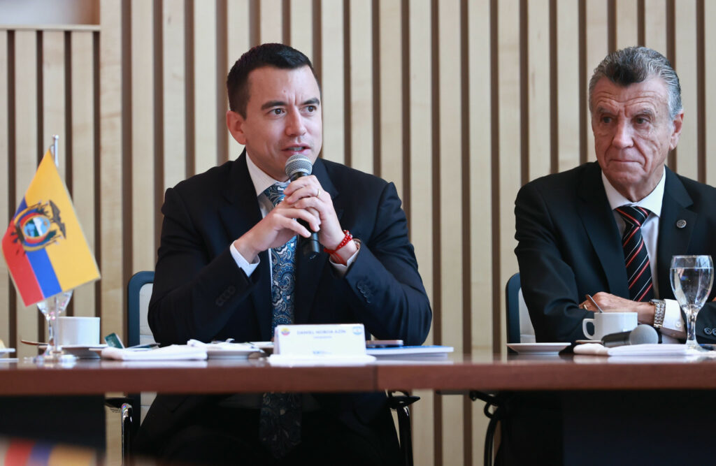 Daniel Noboa impulsa la oferta exportable de Ecuador y atrae inversión extranjera durante visita presidencial en Argentina