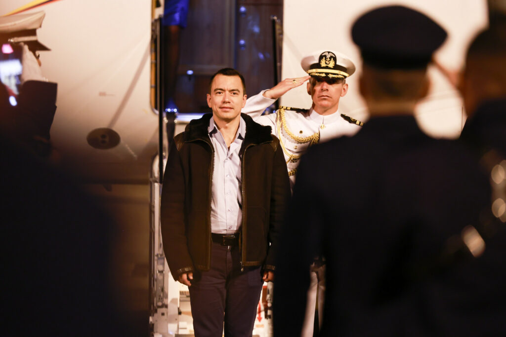 Daniel Noboa inicia visita oficial a Brasil para fortalecer vínculos con Lula da Silva