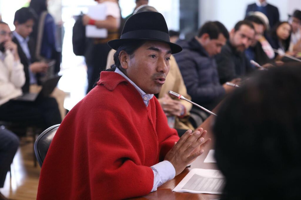 Denuncian a Leonidas Iza por secuestro de uniformados en Cotopaxi