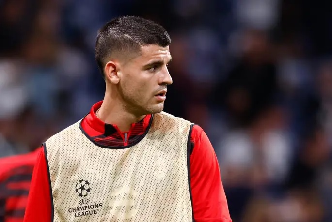 El delantero español Álvaro Morata, en su etapa en el AC Milan. FOTO: Archivo Europa Press.