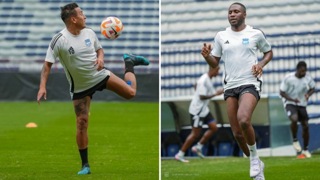 Emelec recupera a Cueva y Caicedo para enfrentar a Técnico Universitario