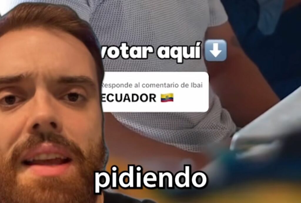Ibai Llanos “Hasta el presidente de Ecuador pidiendo votos, sobre el Mundial de los desayunos