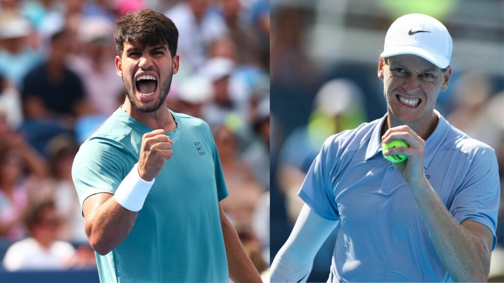 Jannik Sinner y Carlos Alcaraz disputarán la final del Masters 1000 de Cincinnati 2025