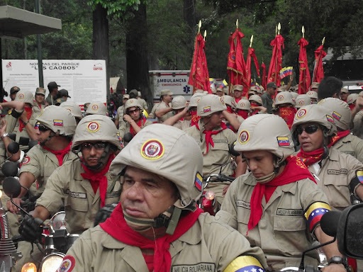 Nicolás Maduro, anunció el despliegue de 4,5 millones de milicianos en las diferentes ciudades del país.