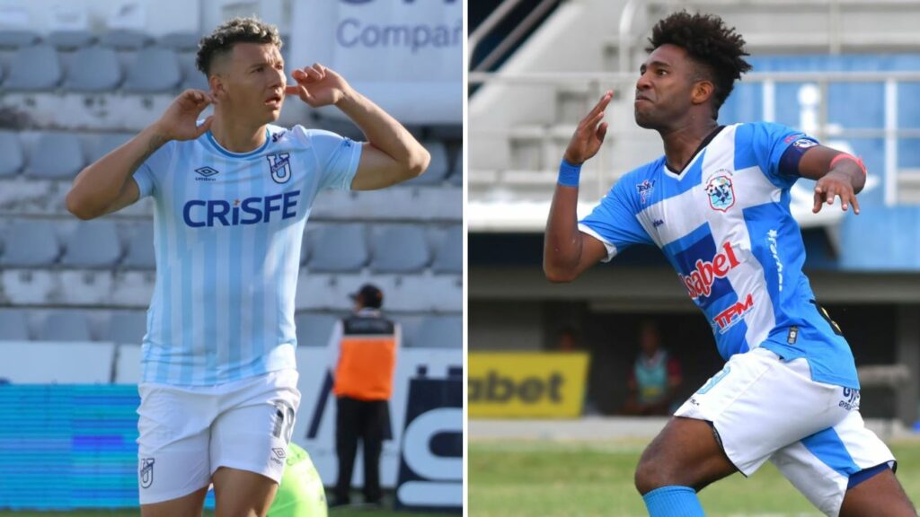 Palacios y Valencia lideran tabla de goleadores de la LigaPro 2025