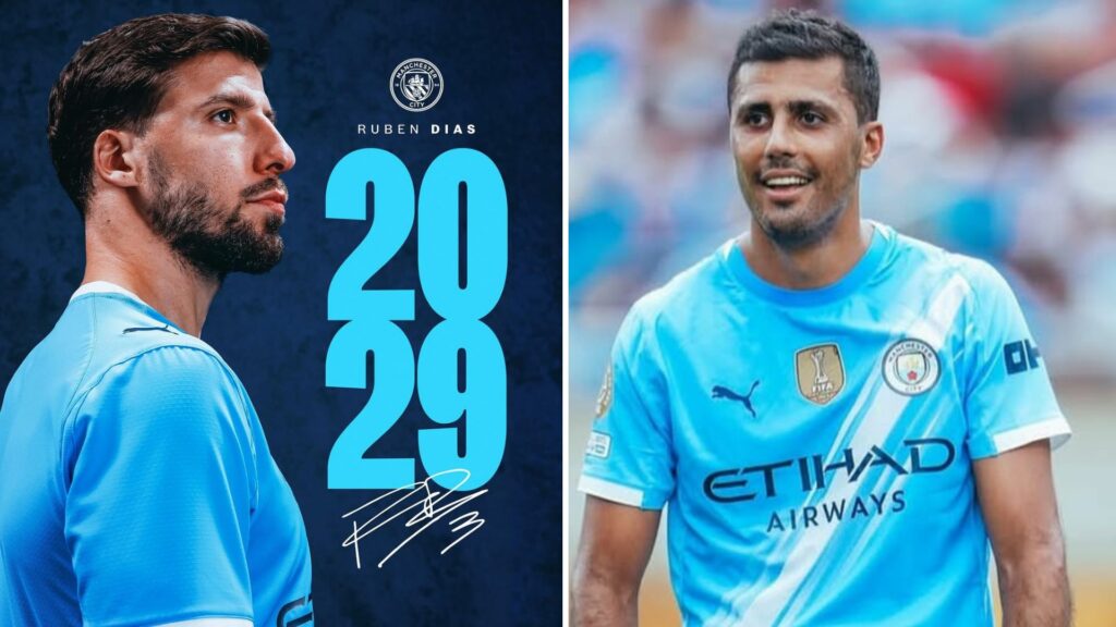 Rodri regresa a la convocatoria y Rúben Dias renueva con Manchester City hasta 2029