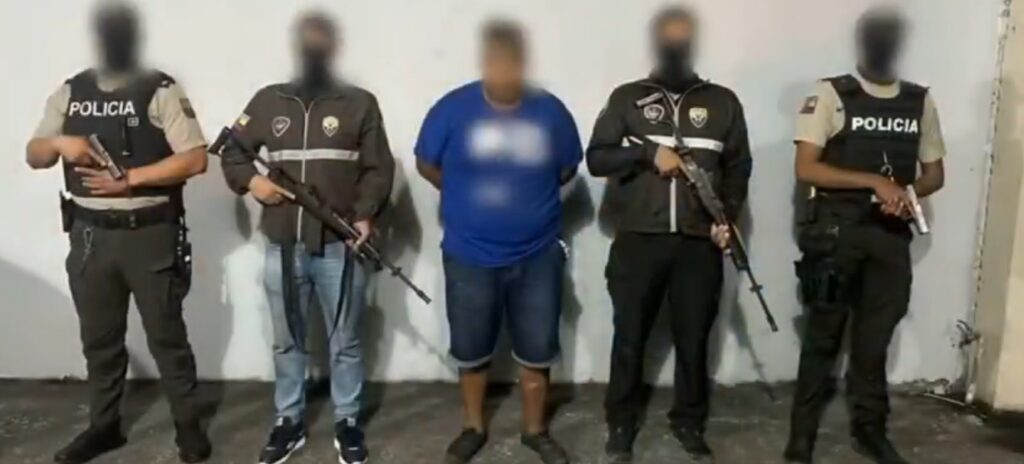 Uno de los detenidos que fue puesto a órdenes de las autoridades judiciales.