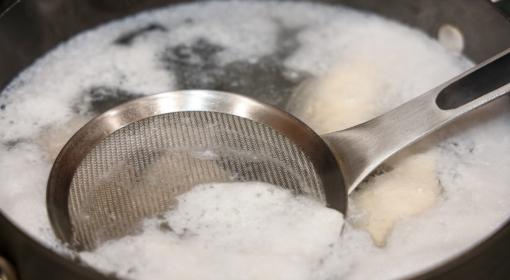 ¡No la tires! La espuma al hervir carne es completamente natural y segura