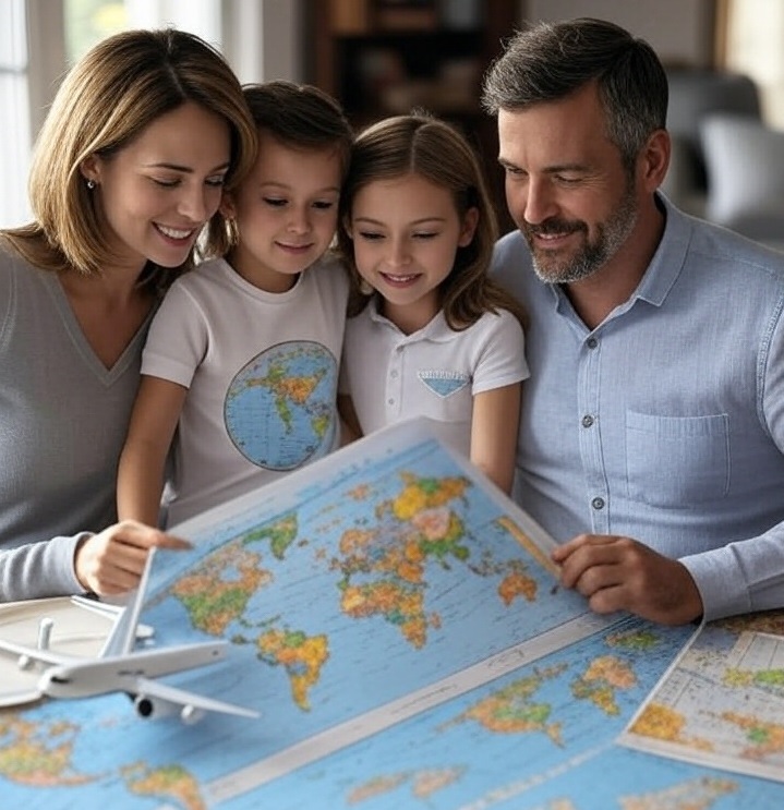 Cómo ahorrar dinero durante el año para garantizar unas vacaciones sin deudas. FOTO: Inteligencia Artificial (ChatGPT).