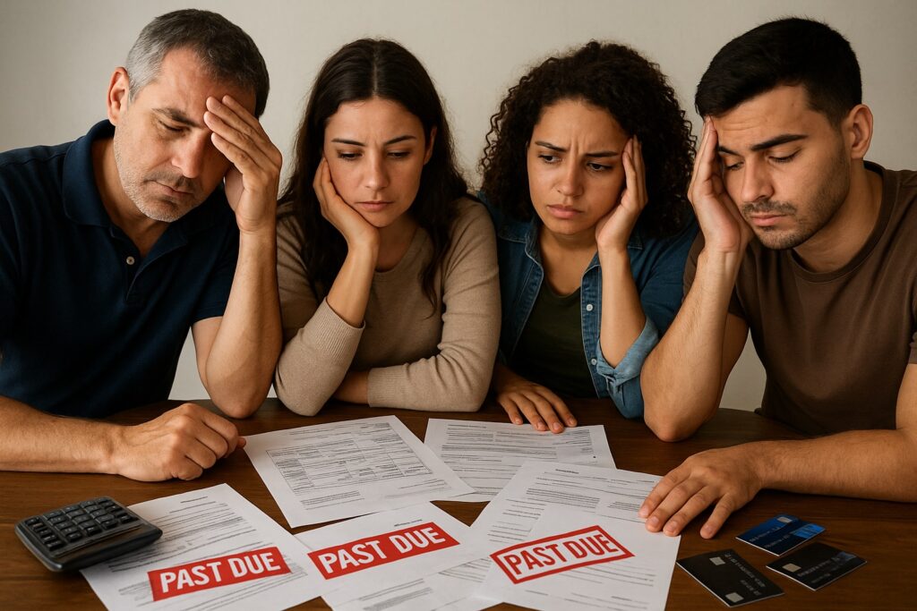 El primer indicio de sobreendeudamiento aparece cuando los gastos superan los ingresos disponibles de manera constante. FOTO: ChatGPT.