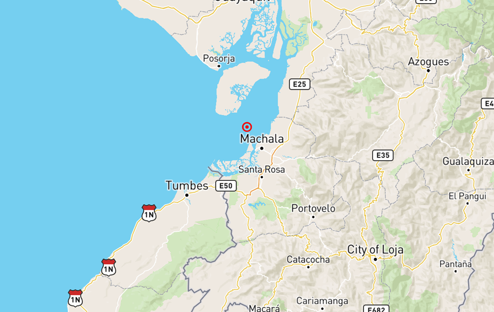 Un sismo de 3.5 grados se registró en la provincia de El Oro la madrugada del 30 de agosto. Afortunadamente, el temblor fue leve y no dejó daños materiales.