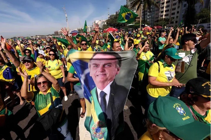 Seguidores del expresidente de Brasil, Jair Bolsonaro. FOTO: Europa Press.
