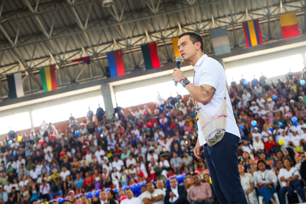 Daniel Noboa: “El contrabando le ha costado centenares de millones de dólares al año al pueblo”.