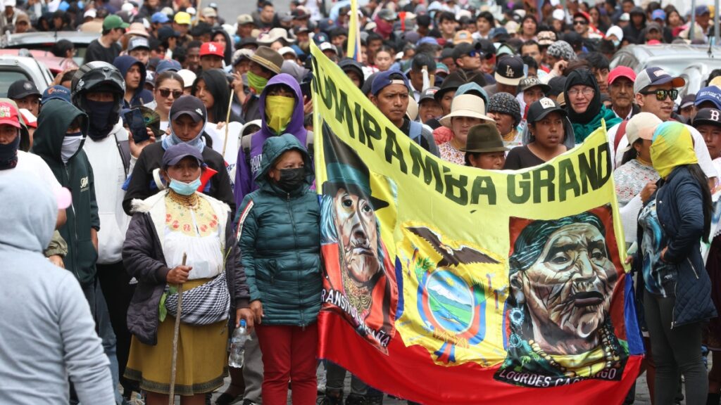 Paro Nacional: Advierten de censura y represión en Imbabura ante avance militar y bloqueo de internet. (API)