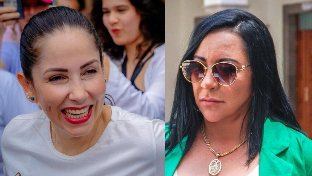 Roberta Zambrano, prefecta de Esmeraldas, le dice vaga, ociosa a Luisa González, presidenta del movimiento Revolución Ciudadana (RC).