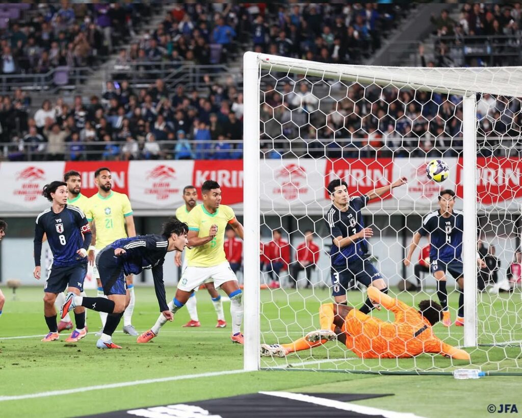 Japón supera a Brasil en amistoso y le gana por primera vez en la historia.