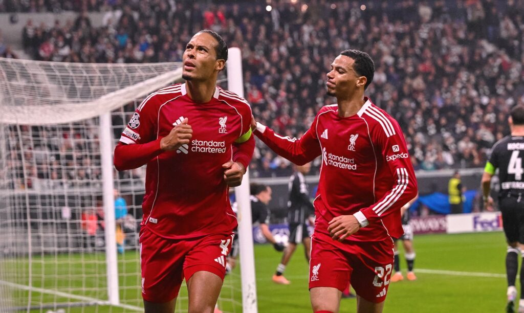 Liverpool golea 5-1 al Eintracht Frankfurt en la Champions League.
