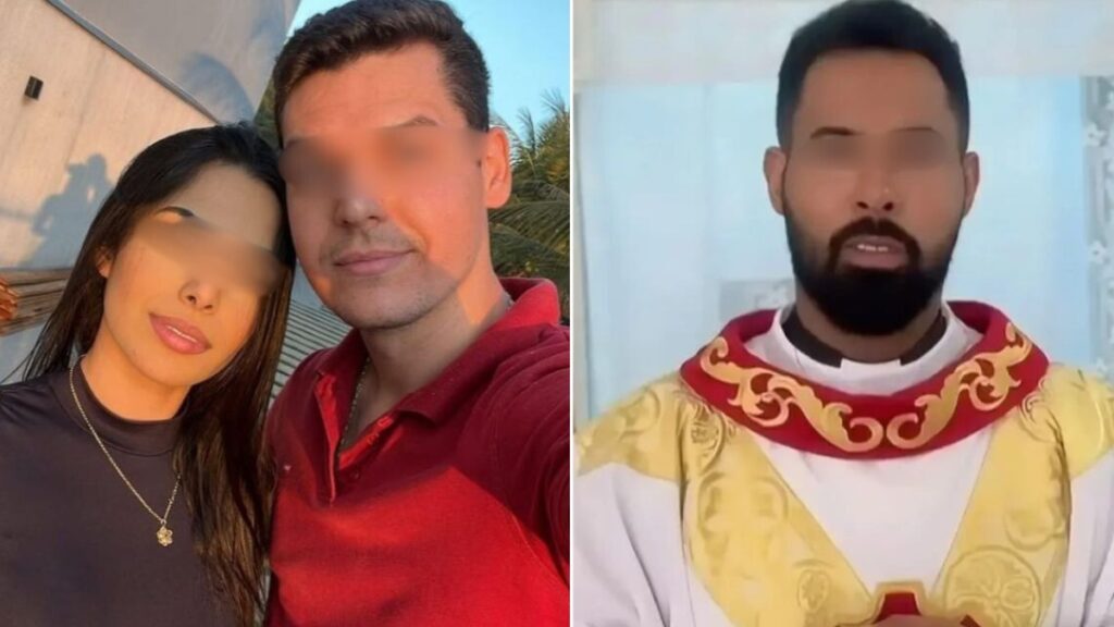 Polémica en Brasil Hombre descubre que su pareja le era infiel con el cura de su comunidad y un video se hace viral. (NDmais).
