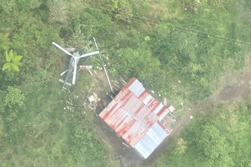 Cuatro militares resultan heridos tras caída de helicóptero en zona montañosa de Imbabura