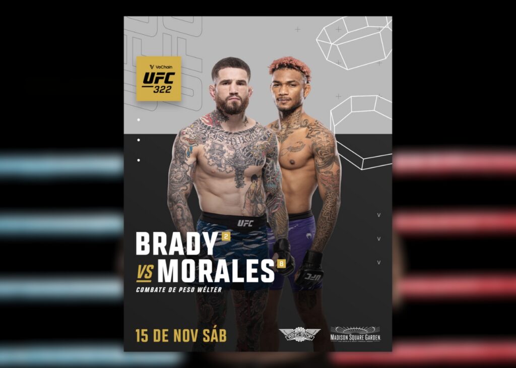 ¡Oficial! Michael Morales vuelve al octágono de la UFC para pelear en el Madison Square Garden ante Sean Brady