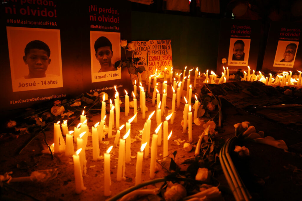 Corte Constitucional Ecuador convoca audiencia por desaparición forzada de niños en caso Las Malvinas. FOTO: API.