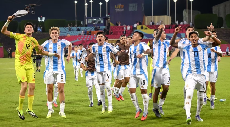Argentina se clasificó a los 16avos de final del Mundial Sub17 que se disputa en Catar.