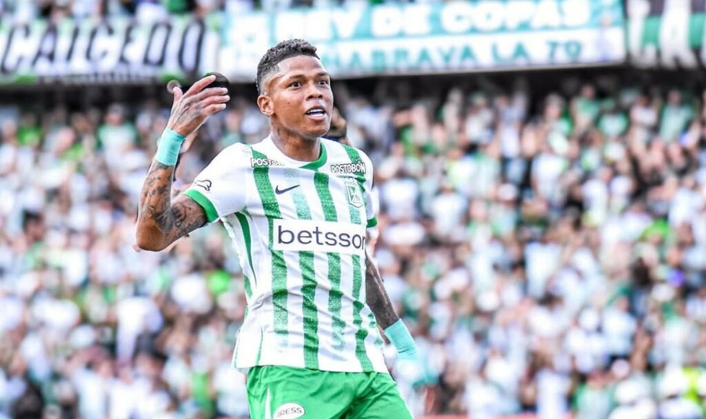 Billy Arce, extremo ecuatoriano de Atlético Nacional, en la mira del Deportivo Cali