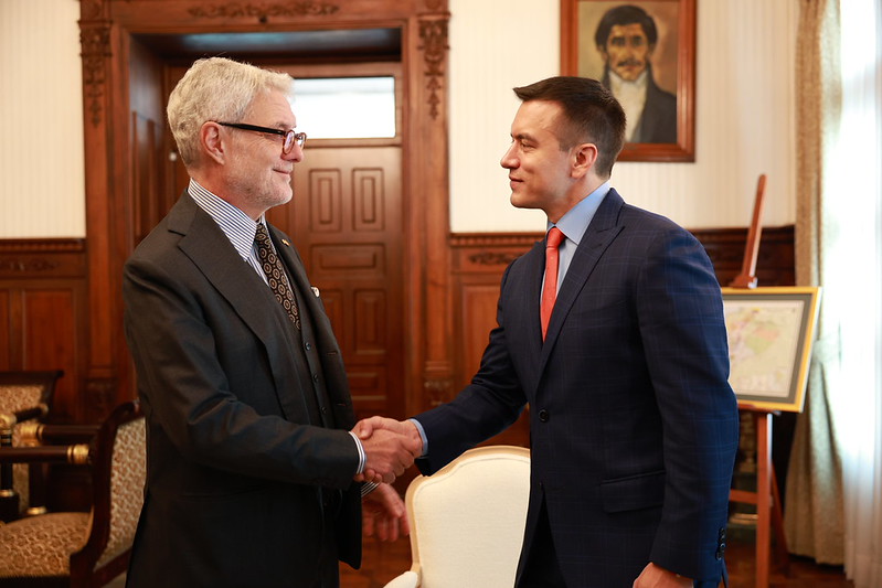 Cooperación en seguridad Ecuador Italia.