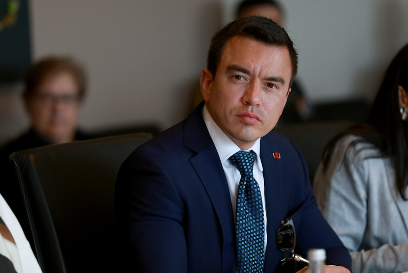 Daniel Noboa inicia extensa gira Detalles de su viaje a Estados Unidos, Europa y Emiratos Árabes.