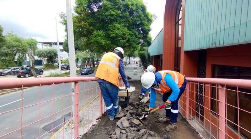 Desmontaje del puente de la Y
