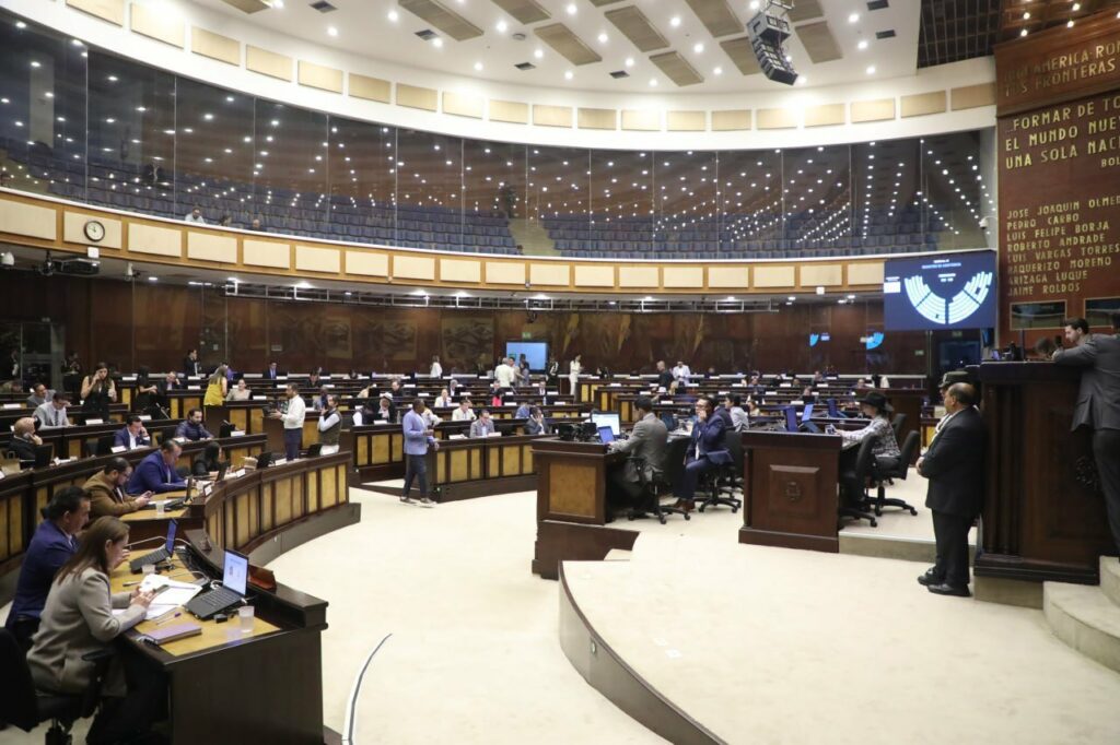 La Asamblea Nacional prevé conocer y aprobar la proforma presupuestaria que envió el Ejecutivo. FOTO: @AsambleaEcuador.