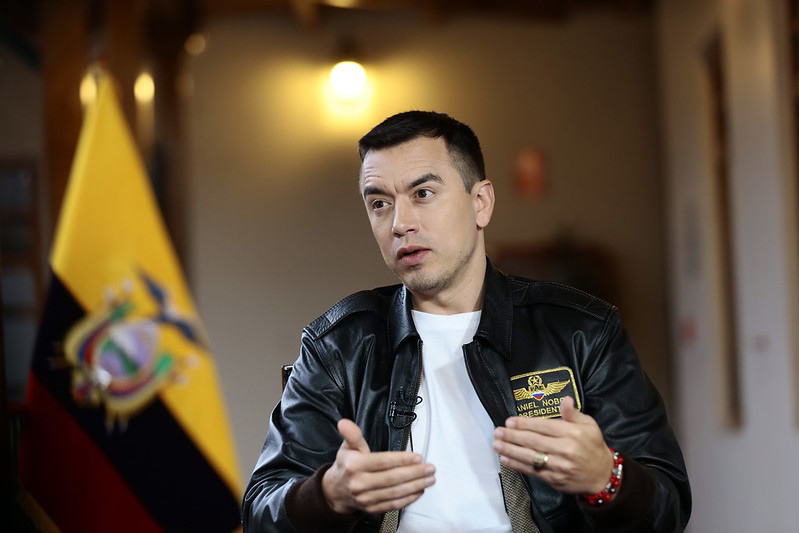 Gabriela Sommerfeld aclaró por qué la agenda confidencial de Daniel Noboa en Estados Unidos se manejó bajo criterios de seguridad del Estado.